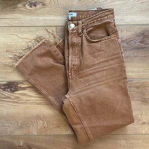 Re/Done 70s ultra high rise stone pipe jeans 27